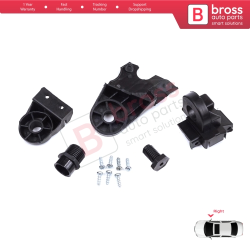 Headlight Holder Mount Repair Bracket Tab Set Right Side for Mercedes C Class W205 C205 S205 A205 2013-2023 A2058200414