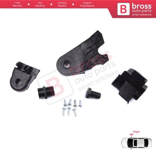 Headlight Holder Mount Repair Bracket Tab Set Right Side for Mercedes C Class W205 C205 S205 A205 2013-2023 A2058200414