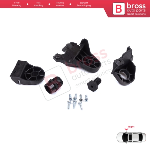 Headlight Holder Mount Repair Bracket Tab Set Right Side for Mercedes C Class W205 C205 S205 A205 2013-2023 A2058200414