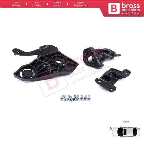 Headlight Holder Mount Repair Bracket Tab Set Right Side for Peugeot 208 e-208 MK2 P21 2008 e-2008 MK2 P24 2019-On 1656169480