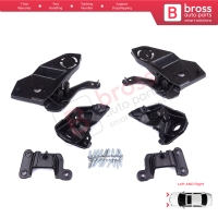 Headlight Holder Mount Repair Bracket Tab Set Left Right Side for Peugeot 208 e-208 MK2 P21 2008 e-2008 MK2 P24 2019-On 1656169580 1656169480