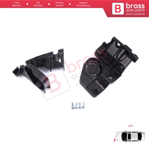 Headlight Holder Mount Repair Bracket Tab Set Left Side for Peugeot 308 MK2 T9 2013-2021 4/5 Door 9807658080