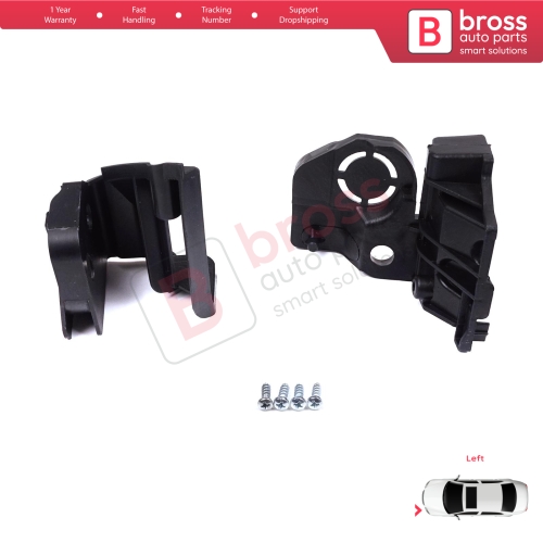 Headlight Holder Mount Repair Bracket Tab Set Left Side for Peugeot 308 MK2 T9 2013-2021 4/5 Door 9807658080