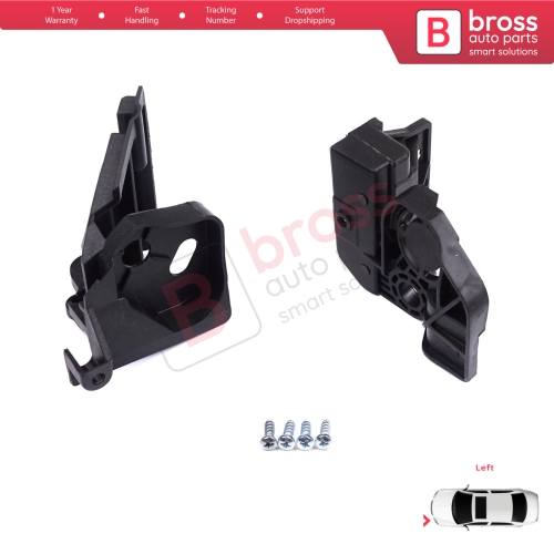 Headlight Holder Mount Repair Bracket Tab Set Left Side for Peugeot 308 MK2 T9 2013-2021 4/5 Door 9807658080