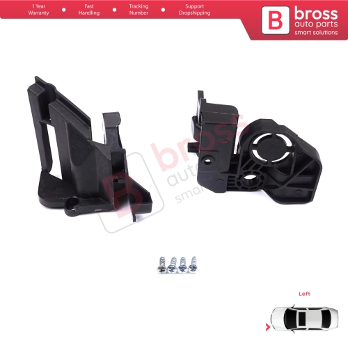 Headlight Holder Mount Repair Bracket Tab Set Left Side for Peugeot 308 MK2 T9 2013-2021 4/5 Door 9807658080