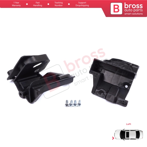 Headlight Holder Mount Repair Bracket Tab Set Left Side for Peugeot 308 MK2 T9 2013-2021 4/5 Door 9807658080