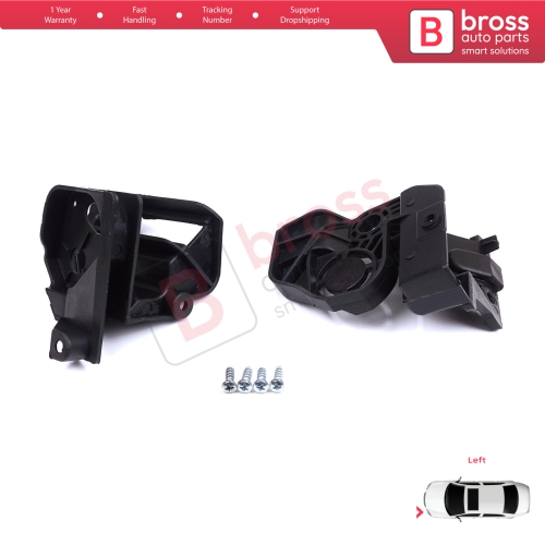 Headlight Holder Mount Repair Bracket Tab Set Left Side for Peugeot 308 MK2 T9 2013-2021 4/5 Door 9807658080