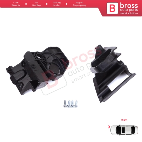 Headlight Holder Mount Repair Bracket Tab Set Right Side for Peugeot 308 MK2 T9 2013-2021 4/5 Door 9807657780