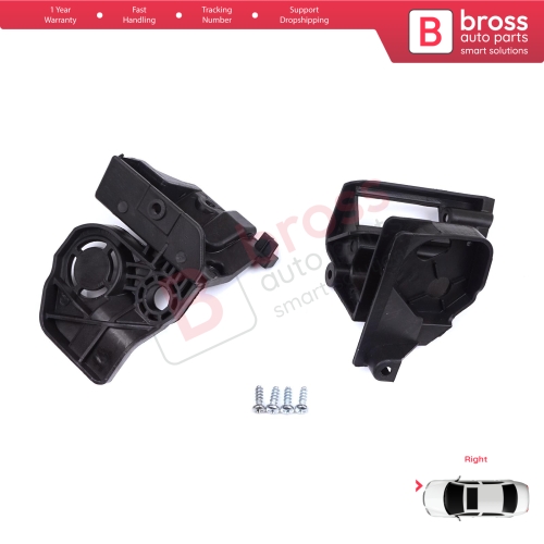 Headlight Holder Mount Repair Bracket Tab Set Right Side for Peugeot 308 MK2 T9 2013-2021 4/5 Door 9807657780