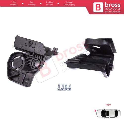 Headlight Holder Mount Repair Bracket Tab Set Right Side for Peugeot 308 MK2 T9 2013-2021 4/5 Door 9807657780