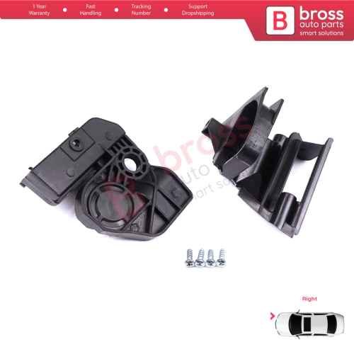 Headlight Holder Mount Repair Bracket Tab Set Right Side for Peugeot 308 MK2 T9 2013-2021 4/5 Door 9807657780