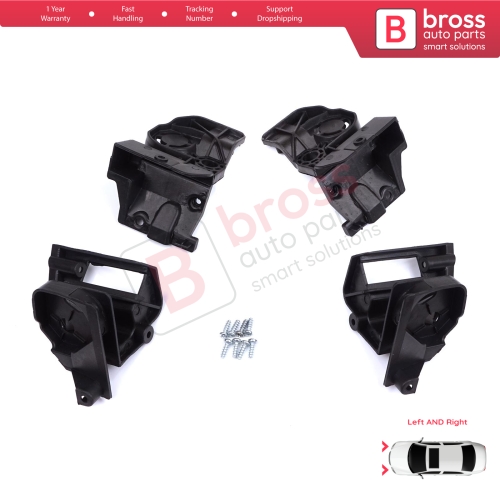 Headlight Holder Mount Repair Bracket Tab Set Left Right Side for Peugeot 308 MK2 T9 2013-2021 4/5 Door 9807658080 9807657780