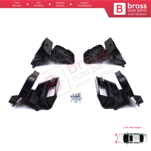 Headlight Holder Mount Repair Bracket Tab Set Left Right Side for Peugeot 308 MK2 T9 2013-2021 4/5 Door 9807658080 9807657780