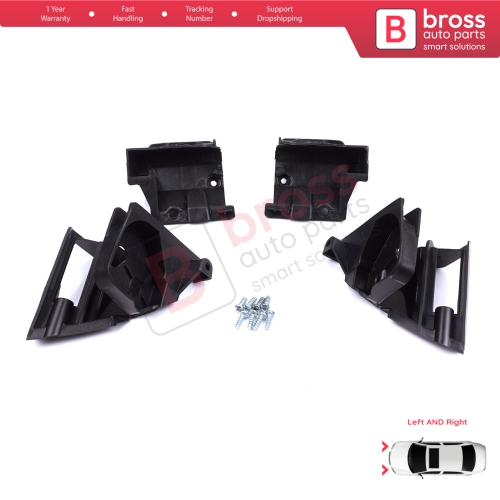 Headlight Holder Mount Repair Bracket Tab Set Left Right Side for Peugeot 308 MK2 T9 2013-2021 4/5 Door 9807658080 9807657780