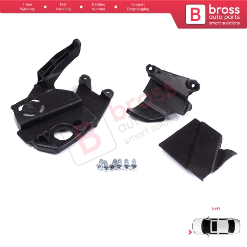 Headlight Holder Mount Repair Bracket Tab Set Left Side for Peugeot 3008 5008 MK2 2016-2024 9814255880