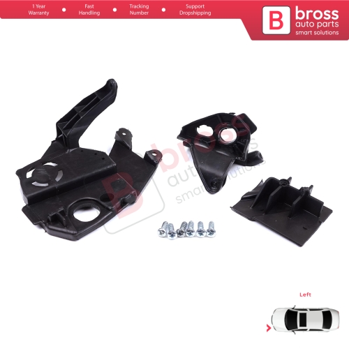 Headlight Holder Mount Repair Bracket Tab Set Left Side for Peugeot 3008 5008 MK2 2016-2024 9814255880