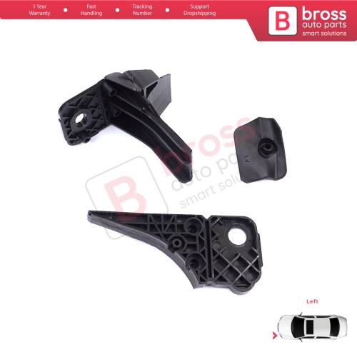 Headlight Holder Mount Repair Bracket Tab Set Left Side for Ford Focus MK4 C519 HN HM HP 2018-On JX7B13W030CE