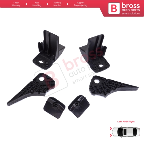 Headlight Holder Mount Repair Bracket Tab Set Right Left Side for Ford Focus MK4 C519 HN HM HP 2018-On JX7B13W030CE JX7B13W029CE