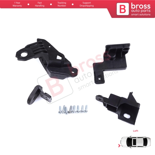 Headlight Holder Mount Repair Bracket Tab Set Left Side for Toyota Corolla MK12 E21 EA1 EH1 2019-On 81170-02T30