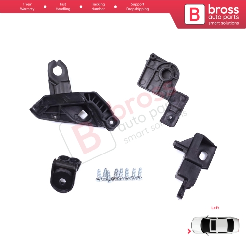 Headlight Holder Mount Repair Bracket Tab Set Left Side for Toyota Corolla MK12 E21 EA1 EH1 2019-On 81170-02T30