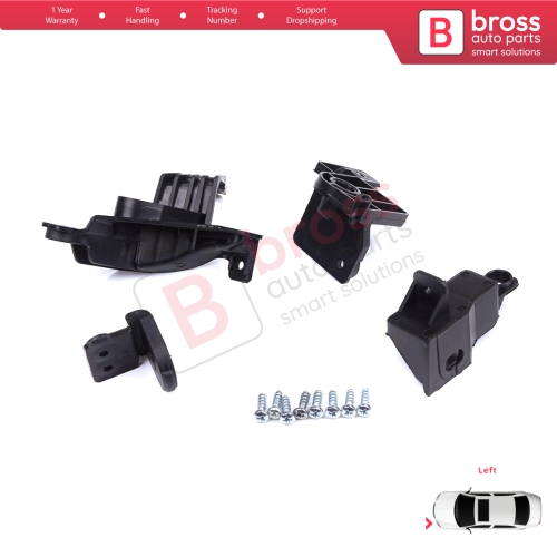 Headlight Holder Mount Repair Bracket Tab Set Left Side for Toyota Corolla MK12 E21 EA1 EH1 2019-On 81170-02T30