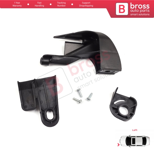 Headlight Holder Mount Repair Bracket Tab Set Left Side for Fiat Fiorino MK3 225 Citroen Nemo Peugeot Bipper 2007-2020 6212F4