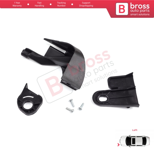 Headlight Holder Mount Repair Bracket Tab Set Left Side for Fiat Fiorino MK3 225 Citroen Nemo Peugeot Bipper 2007-2020 6212F4