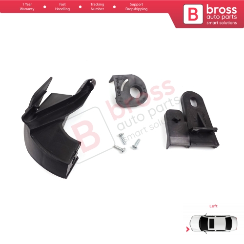 Headlight Holder Mount Repair Bracket Tab Set Left Side for Fiat Fiorino MK3 225 Citroen Nemo Peugeot Bipper 2007-2020 6212F4