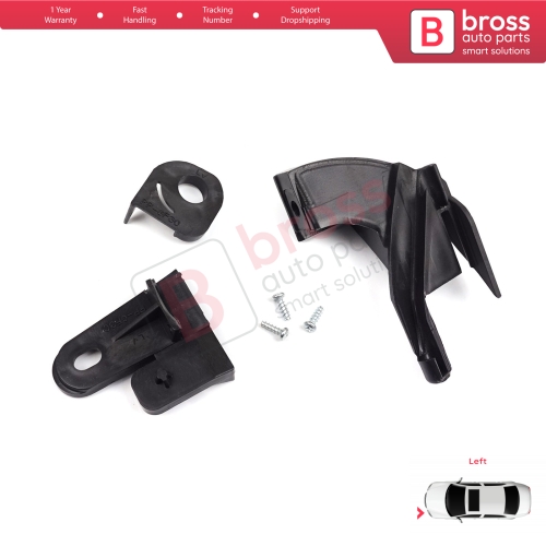 Headlight Holder Mount Repair Bracket Tab Set Left Side for Fiat Fiorino MK3 225 Citroen Nemo Peugeot Bipper 2007-2020 6212F4