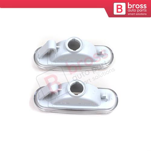 Side Flasher Indicator Repeater Lamp Signal Set White for Fiat Peugeot Citroen Abarth Musa 51942933