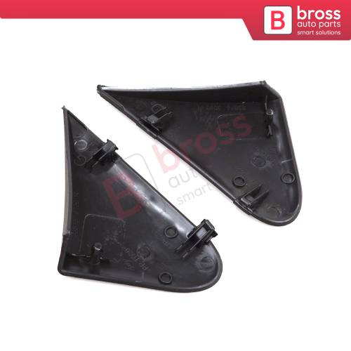 Side View Mirror Triangle Fender Corner Trim Cover Set for Renault Dacia Dokker Lodgy 638756739R 638743083R