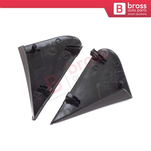 Side View Mirror Triangle Fender Corner Trim Cover Set for Renault Dacia Dokker Lodgy 638756739R 638743083R
