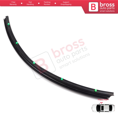 Front Right Door Inner Fender Arch Seal for VW Transporter T5 T6 T6.1 Caravelle Multivan 7H0837566