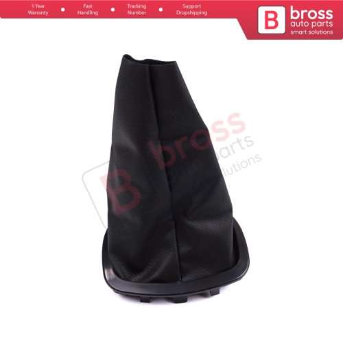 Manual Gear Shift Stick Boot Gaiter Cover Black Color Frame for Renault Clio MK3 BR CR SB SR 2005-2014 8200379961