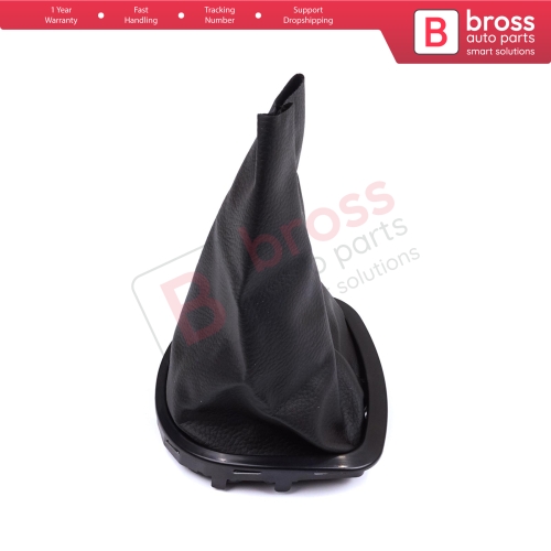 Manual Gear Shift Stick Boot Gaiter Cover Black Color Frame for Renault Clio MK3 BR CR SB SR 2005-2014 8200379961