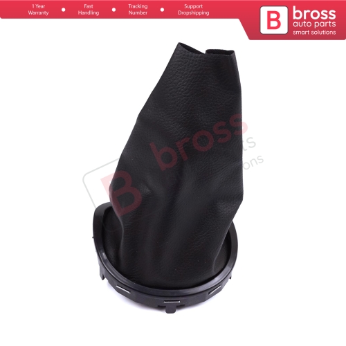 Manual Gear Shift Stick Boot Gaiter Cover Black Color Frame for Renault Clio MK3 BR CR SB SR 2005-2014 8200379961