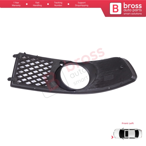 Front Bumper Fog Light Frame Housing Left for VW Polo MK3 6N2 1999-2001 Facelift 6N0853665C