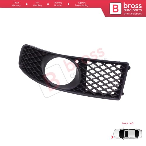 Front Bumper Fog Light Frame Housing Left for VW Polo MK3 6N2 1999-2001 Facelift 6N0853665C