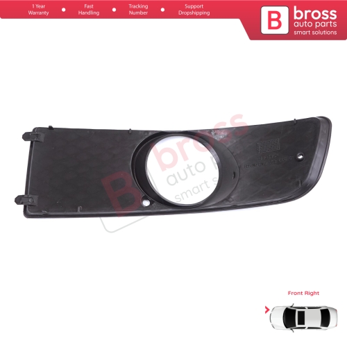 Front Bumper Fog Light Frame Housing Right for VW Polo MK3 6N2 1999-2001 Facelift 6N0853666C