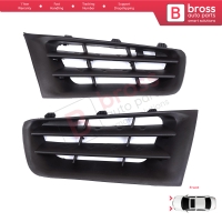 Front Bumper Air Vent Grille Panel Left Right for Renault Megane MK2 2006-2009 Facelift 7701476893