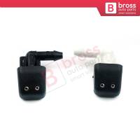 2 Pieces Front Windscreen Water Washer Nozzle Spray Jets for Renault 9 11