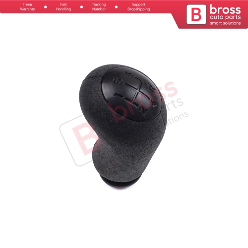 5 Speed Gear Shift Stick Knob 8200079112 Black for Renault Clio 3 Megane 2 Scenic 2