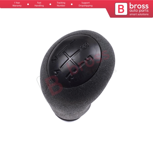 5 Speed Gear Shift Stick Knob 8200079112 Black for Renault Clio 3 Megane 2 Scenic 2