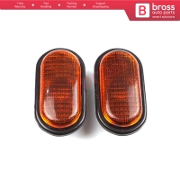 2 Pcs Side Indicator Lamp Amber 7700847333 for Renault Opel Nissan
