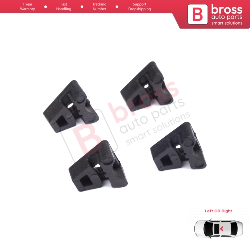 4 Pieces Sunroof Rail Frame Glass Slider Guide Repair Bracket for Mercedes CLA A C E Class W176 W177 W205 C207 C117...