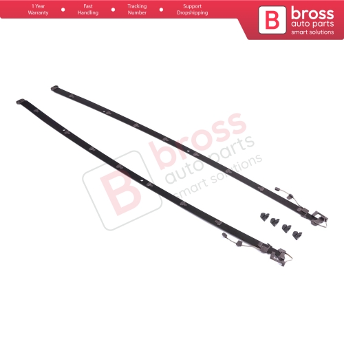 Panoramic Sliding Roof Sunroof Glass Slider Guide Repair Set for Mercedes GLE Class C292 W292 Coupe 2015-2019 2927800600 700 Length 72 cm