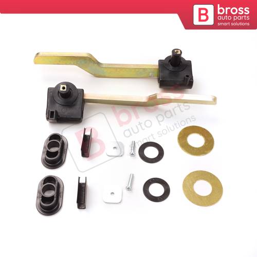 Bross Auto Parts - BSR8 Roof Lock Latch Parts 54347031361 2 Left and Right  for Vauxhall Opel Holden Astra G Convertible CC and BMW E46 Convertible CC