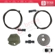 Window Regulator Repair Kit Rear Left for Vauxhall Opel Astra H A04 2004-2014 4/5 Door 13100423