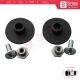 2 Sets Window Regulator Glass Rail Mount Bracket for Mercedes C Class W203 S203 CL203 CLC 2037200114