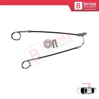 Bross Auto Parts - BSR510 4 Parts Sunroof Repair Set for BMW E46  54138246027 1998-2004